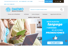 Tablet Screenshot of daemoinsumos.com